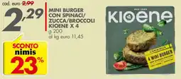 Italmark Mini burger Kioene offerta