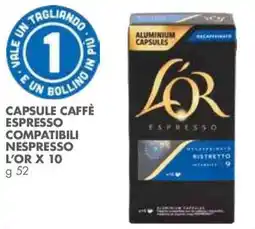 Italmark Capsule caffè espresso compatibili Nespresso L'OR offerta