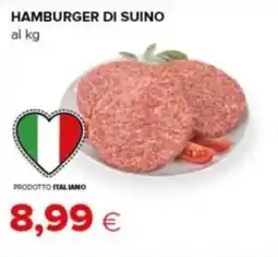 Oasi Hamburger di suino offerta
