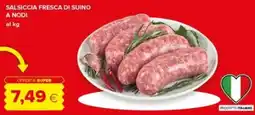 Oasi Salsiccia fresca di suino a nodi offerta