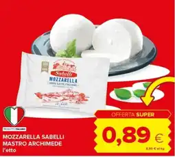 Oasi Mozzarella Sabelli Mastro Archimede offerta