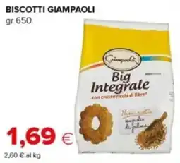 Oasi Biscotti Giampaoli Big Integrale offerta