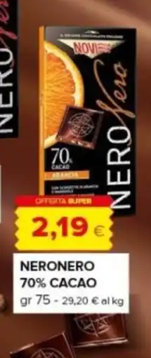 Oasi Neronero 70% cacao offerta