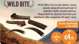 ZooPlanet Wild Bite Cervo e/o daino offerta
