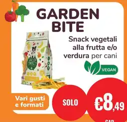 ZooPlanet Garden Bite Snack vegetali alla frutta e/o verdura per cani offerta