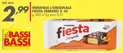 Italmark Ferrero Fiesta l'Originale offerta
