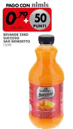 Italmark Beverage Zero Succoso San Benedetto offerta