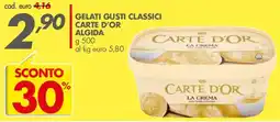 Italmark Gelati gusti classici Carte d'Or offerta