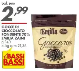Italmark Gocce di cioccolato fondente 70% Emilia Zaini offerta