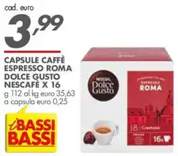 Italmark Capsule caffè espresso roma Dolce Gusto Nescafé offerta