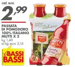 Italmark Passata di pomodoro Mutti offerta