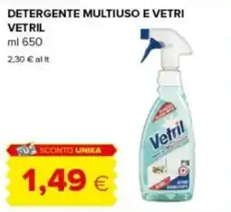 Oasi Detergente multiuso e vetri Vetril offerta