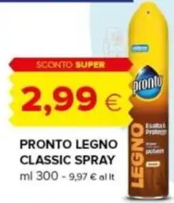 Oasi Pronto legno classic spray offerta