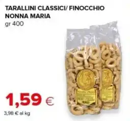 Oasi Tarallini classici finocchio nonna maria offerta