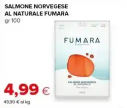 Oasi Salmone norvegese al naturale Fumara offerta