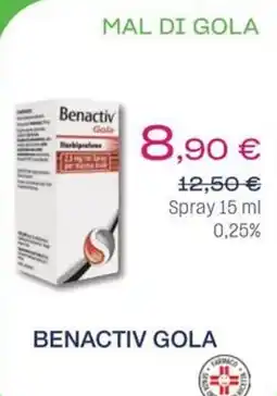 BENU Farma Benactiv Gola offerta