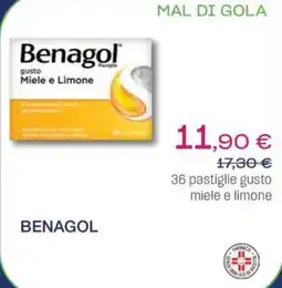 BENU Farma Benagol pastiglie gusto miele e limone offerta
