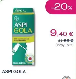 BENU Farma Aspi Gola offerta