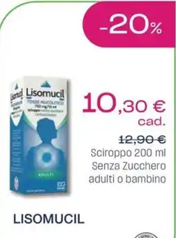 BENU Farma Lisomucil sciroppo offerta
