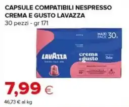 Oasi Capsule compatibili Nespresso Crema e Gusto Lavazza offerta