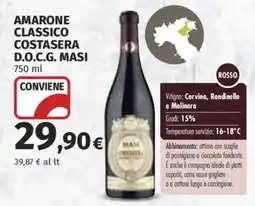 Ipercoop Amarone Classico Costasera D.O.C.G. Masi offerta