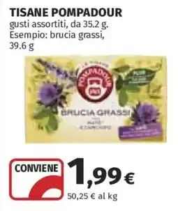 Ipercoop Tisane Pompadour offerta