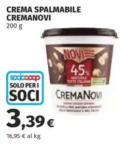 Ipercoop Crema spalmabile Cremanovi offerta