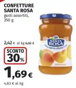 Ipercoop Confettura Santa Rosa offerta