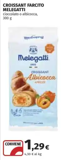 Ipercoop Croissant farcito Melegatti offerta