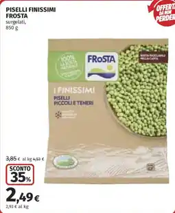 Ipercoop Piselli finissimi Frosta offerta