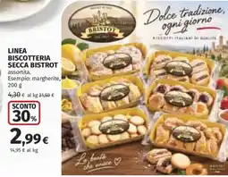 Ipercoop Biscotteria secca Bristot offerta