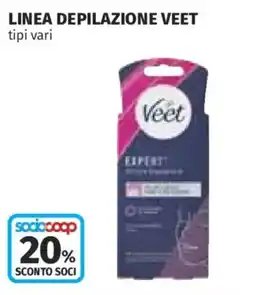 Ipercoop Linea depilazione Veet offerta
