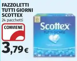 Ipercoop Fazzoletti tutti giorni Scottex offerta