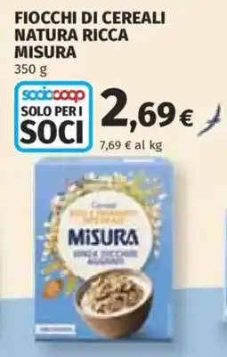 Ipercoop Fiocchi di cereali natura ricca misura offerta