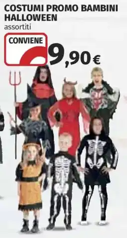 Ipercoop Costumi promo bambini Halloween offerta
