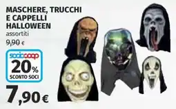 Ipercoop Maschere, trucchi e cappelli halloween assortiti offerta