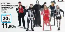 Ipercoop Costumi promozione ragazzi Halloween offerta
