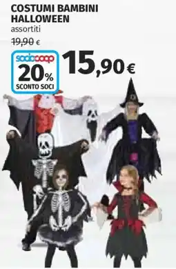Ipercoop Costumi bambini Halloween assortiti offerta
