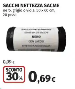 Ipercoop Sacchi nettezza sacme offerta
