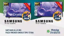 New Wondertech Samsung TV 65" offerta