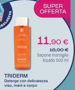 BENU Farma Triderm Sapone marsiglia liquido offerta