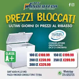 New Wondertech Congelatore orizzontale Daya offerta