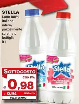 Boningros Cash and Carry Stella Latte 100% italiano offerta