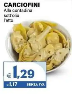 Boningros Cash and Carry Carciofini Alla contadina sott'olio offerta