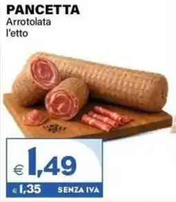 Boningros Cash and Carry Pancetta Arrotolata offerta