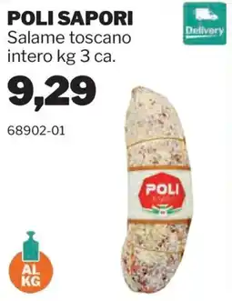 GrosMarket Salame toscano Poli offerta