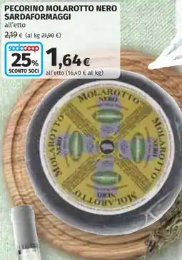 Ipercoop Pecorino Molarotto Nero offerta
