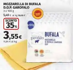 Ipercoop Mozzarella di bufala D.O.P. Garofalo offerta