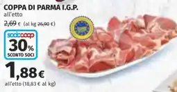 Ipercoop Coppa di Parma I.G.P. offerta
