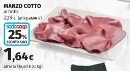 Ipercoop Manzo cotto offerta
